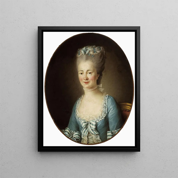 Portrait de jeune femme - Elisabeth Louise Vigée Le Brun — kehystetty taideteos seinällä