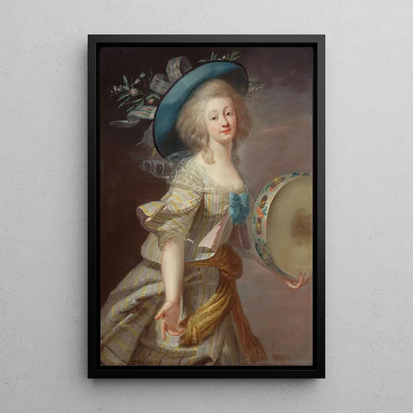 Maalauksen jäljennös Muotokuva tanssijasta - Elisabeth Louise Vigée Le Brun