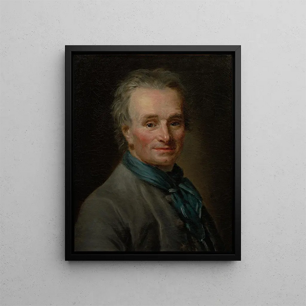 Jean Baptiste Lemoyne nuorempi - Elisabeth Louise Vigée Le Brun — kehystetty taideteos seinällä