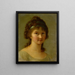 Portrait d'une dame - Elisabeth Louise Vigée Le Brun — kehystetty taideteos seinällä