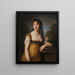 Portrait d'une femme - Elisabeth Louise Vigée Le Brun — kehystetty taideteos seinällä