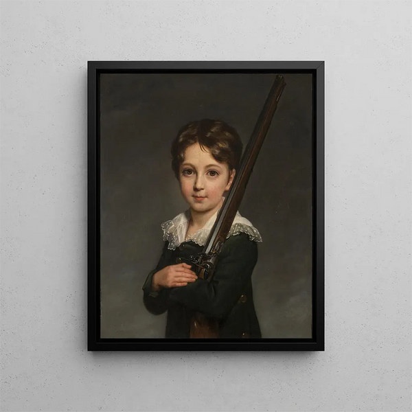 Portrait d'un jeune garçon - Elisabeth Louise Vigée Le Brun — kehystetty taideteos seinällä