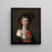 Autoportrait - Élisabeth Louise Vigée Le Brun — kehystetty taideteos seinällä
