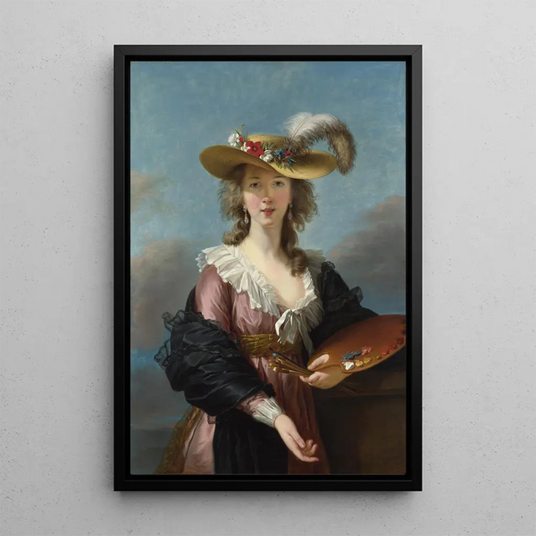 Elisabeth Louise Vigée Le Brun — kehystetty taideteos seinällä