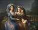 La marquise de Pezay et la marquise de Roug avec ses fils Alexis et Adrien - Elisabeth Louise Vigée Le Brun — näkymä teoksesta