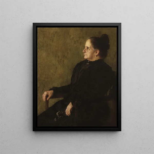 Portrait d'Adélaïde Simas - Eliseu Visconti — kehystetty taideteos seinällä