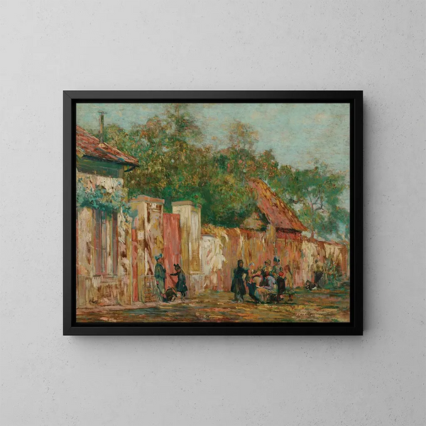 Après-midi à Saint Hubert - Eliseu Visconti — kehystetty taideteos seinällä