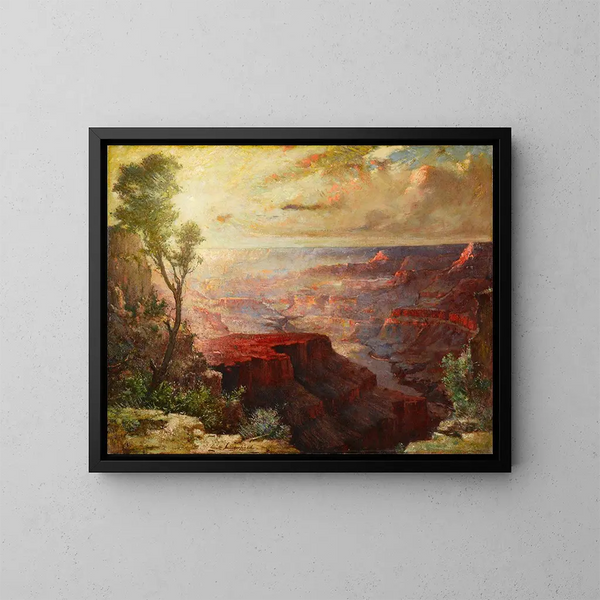 Le Grand Canyon - Elliott Daingerfield — kehystetty taideteos seinällä