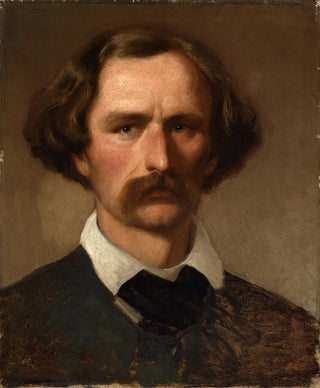 Carl Friedrich Lessingin maalari Portrait - Emanuel Gottlieb Leutze — näkymä teoksesta
