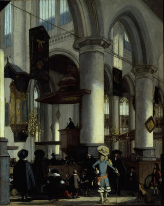 Emanuel de Witte - Interior of the Oude Kerk Delft.webp