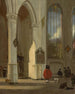 Intérieur de la vieille église de Delft - Emanuel de Witte — näkymä teoksesta