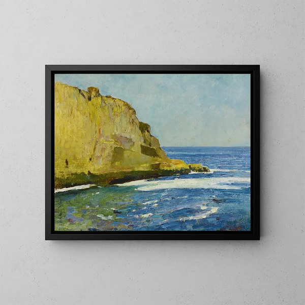 Bald Head Cliff, York, Maine - Emil Carlsen — kehystetty taideteos seinällä