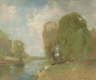 Prairie de la Fontaine - Emil Carlsen — näkymä teoksesta