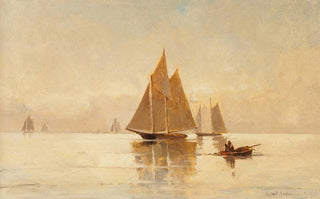 Emil Carlsen - Sailboats in the Evening.webp