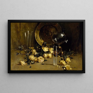 Emil Carlsen - Still Life with Yellow Roses.webp