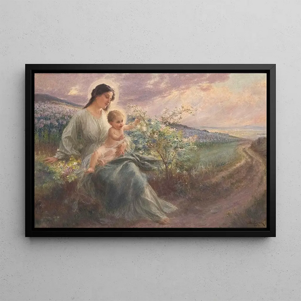 Emil Czech - Madonna mit Kind am Wegrand.webp