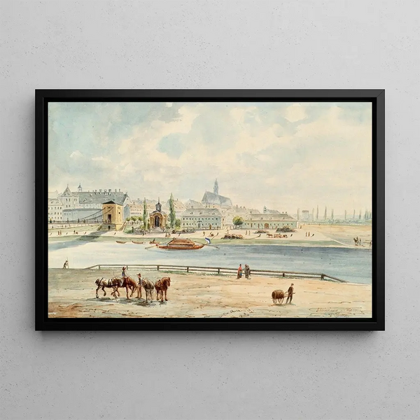 Emil Htter - Die Schanzelmaut in Wien.webp