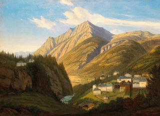 Emil Ludwig Lhr - A View of Bad Gastein.webp