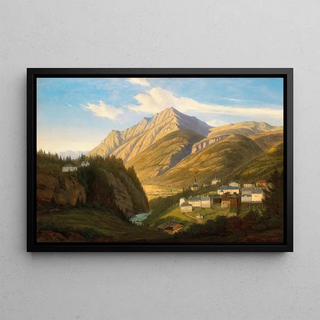 Emil Ludwig Lhr - A View of Bad Gastein.webp
