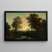 Emil Lugo - Breisgaun näkymä — kehystetty taideteos seinällä
