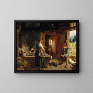 Emil Rau - A Visit to the Dairymaid.webp