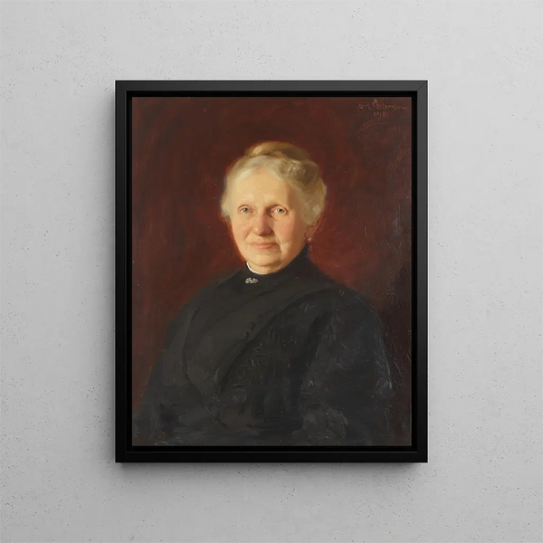 Portrait d'Amalia Styffe - Emil Stermann — kehystetty taideteos seinällä