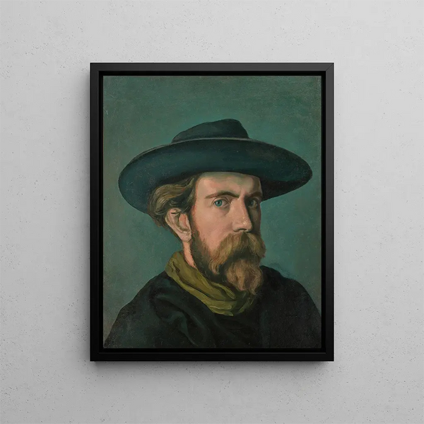 Autoportrait - Émile Bernard — kehystetty taideteos seinällä