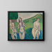 Baigneuses - Émile Bernard — kehystetty taideteos seinällä