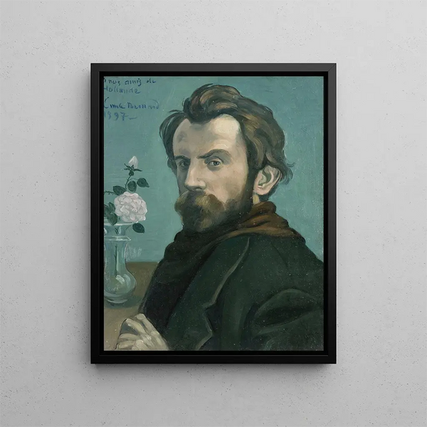 Autoportrait - Émile Bernard — kehystetty taideteos seinällä