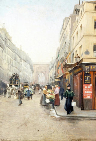 Emile Cambiaggio - La rue du FaubourgSaintDenis (1).webp