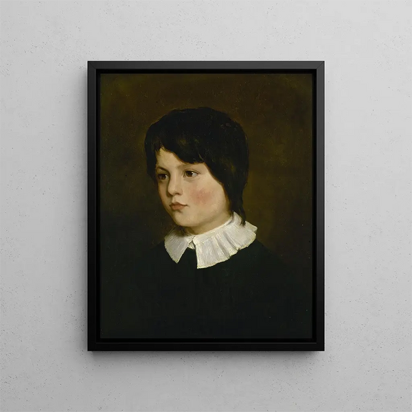 Charles Hugo lapsi - Émile Champmartin — kehystetty taideteos seinällä