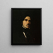 Eugène Delacroix'n 1798-1863 muotokuva taiteilija - Émile Champmartin — kehystetty taideteos seinällä
