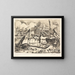 Bassin portuaire de Kattendick à Anvers - Émile Othon Friesz — kehystetty taideteos seinällä