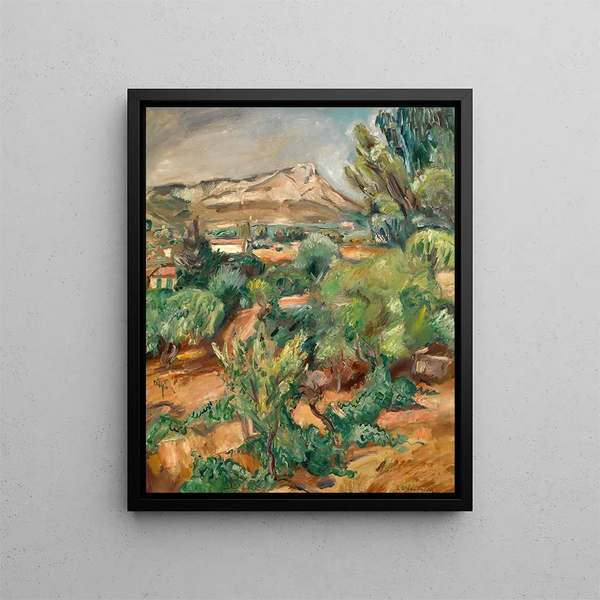 Le Coudon vu du Cap Brun - Émile Othon Friesz — kehystetty taideteos seinällä