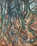 La route en contrebas en hiver - Émile Othon Friesz — näkymä teoksesta
