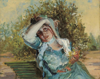 Fille aux fleurs - Emilio Sala y Francés — näkymä teoksesta