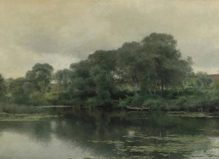 Emilio SnchezPerrier - Stillness on a lily pond.webp