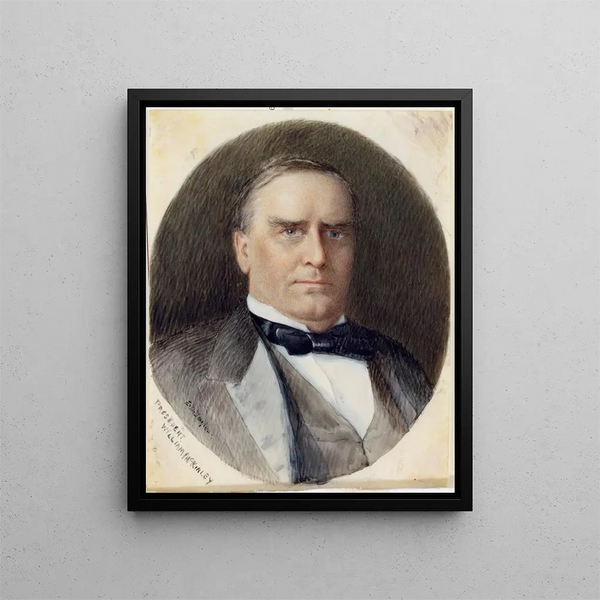 William McKinley - Emily Drayton Taylor — kehystetty taideteos seinällä