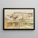 Tangerin maalaus - Emily Sargent — kehystetty taideteos seinällä