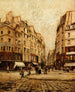 La rue Galande - Emmanuel Lansyer — näkymä teoksesta
