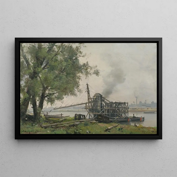 Emmanuel Lansyer - The Seine At Rouen.webp