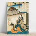 Maalauksen jäljennös Empress Jito Tenno - Utagawa Kuniyoshi