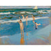 Maalauksen jäljennös Lasten meressä, Valence-rannalla - Joaquín Sorolla