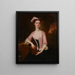 Katherine Watson Southwellin (kuollut 1765) -teoksen muotokuva, jossa hän pitää kirjaa - Enoch Seeman — kehystetty taideteos seinällä