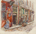 Entre l'escalier A du Marché des Enfants Rouges en 1908, 3ème arrondissement - Frédéric Houbron — näkymä teoksesta