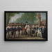 Kehystetty taidetuloste Napoleonin saapumisesta Amsterdamiin, Mattheus Ignatius van Bree