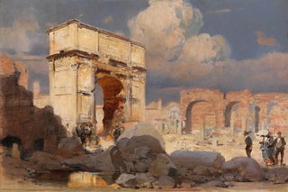 Erich Kips - Am Titusbogen in Rom.webp
