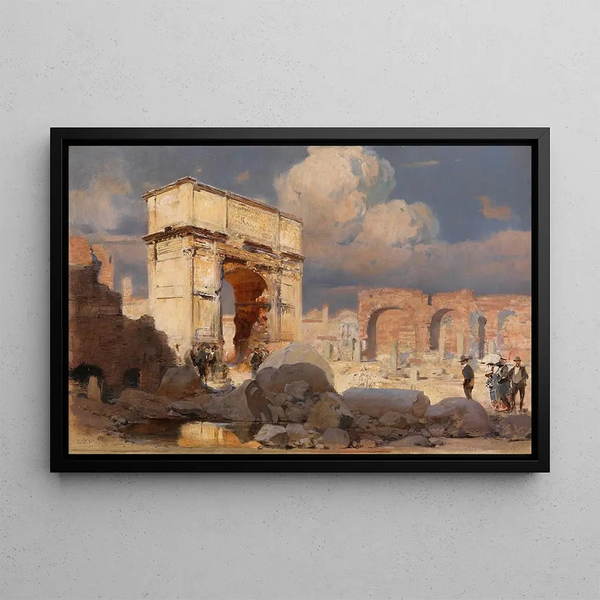 Erich Kips - Am Titusbogen in Rom.webp
