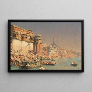 Erich Kips - Munshi Ghat in Varanasi on the Ganges India.webp