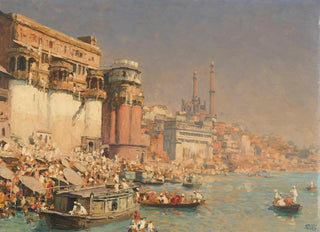 Erich Kips - Munshi Ghat in Varanasi on the Ganges India.webp